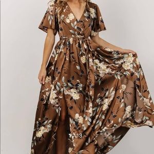 Baltic Born Sicily Satin Maxi Dress